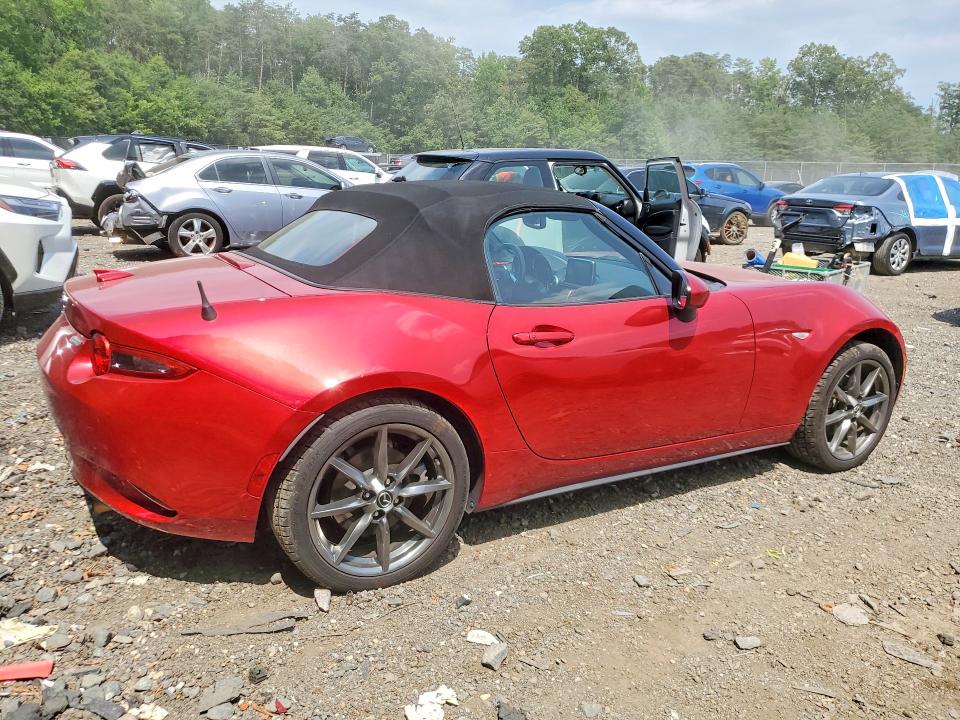 2016 Mazda Mx-5 VIN JM1NDAD7XG0112385 COPART salvage auction — FRONT END, Md - Cert Of Salvage > 75% Damage, sold $3,000 on 2026-07-24 (photo 3)