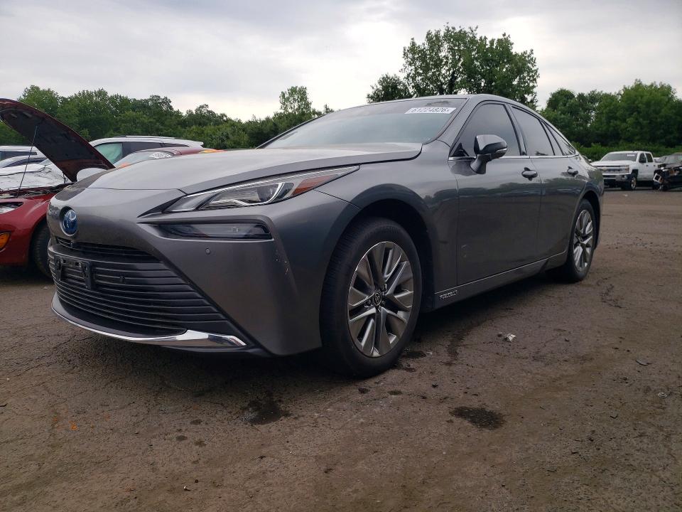 2022 Toyota Mirai VIN JTDAAAAA2NA006673 COPART salvage auction — REAR END, Ca - Certificate Of Title, sold $450 on 2026-07-28 (photo 1)