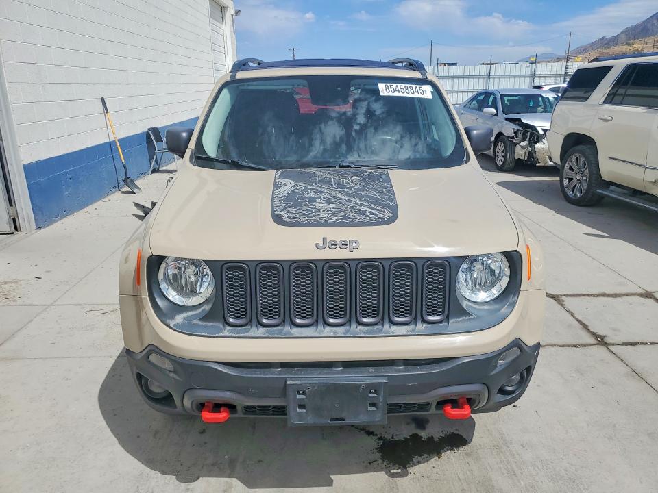 2017 Jeep Renegade VIN ZACCJBCB2HPE83502 COPART salvage auction — REAR END, Ut - Salvage Certificate, sold $350 on 2026-08-17 (photo 5)