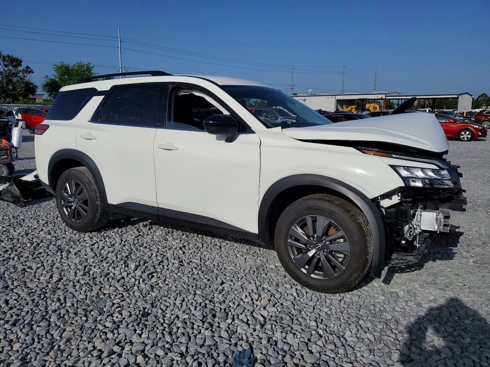 2026 Nissan Pathfinder VIN 5N1DR3BS6TC209863 COPART salvage auction — FRONT END, Fl - Certificate Of Destruction, sold $10,300 on 2026-07-24 (photo 4)