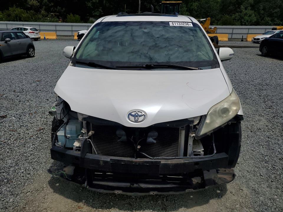 2014 Toyota Sienna VIN 5TDDK3DC1ES087249 COPART salvage auction — FRONT END, Nc - Salvage Certificate Of Title, sold $500 on 2026-07-23 (photo 5)