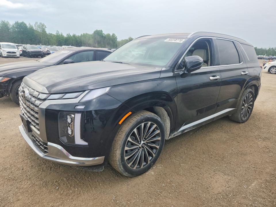 2023 Hyundai Palisade VIN KM8R5DGE5PU595802 COPART salvage auction — VANDALISM, ON - PERMIT NO BRAND - UNFIT, sold $15,150 on 2026-07-28 (photo 1)