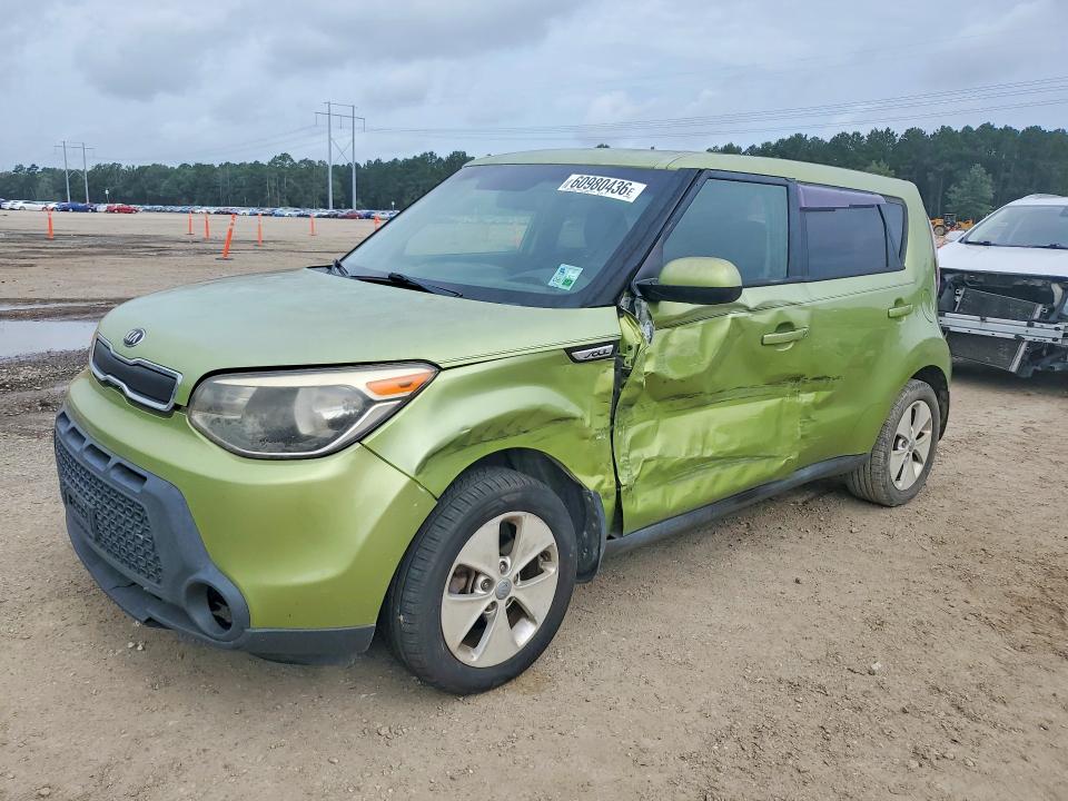 2015 Kia Soul VIN KNDJN2A24F7752138 COPART salvage auction — SIDE, LA - CERT OF TITLE-SALVAGE, sold $975 on 2026-07-31 (photo 1)