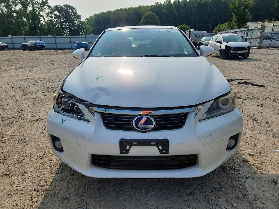 2012 Lexus Ct VIN JTHKD5BHXC2080931 COPART salvage auction — FRONT END, Va - Certificate Of Title, sold $3,550 on 2026-07-28 (photo 5)
