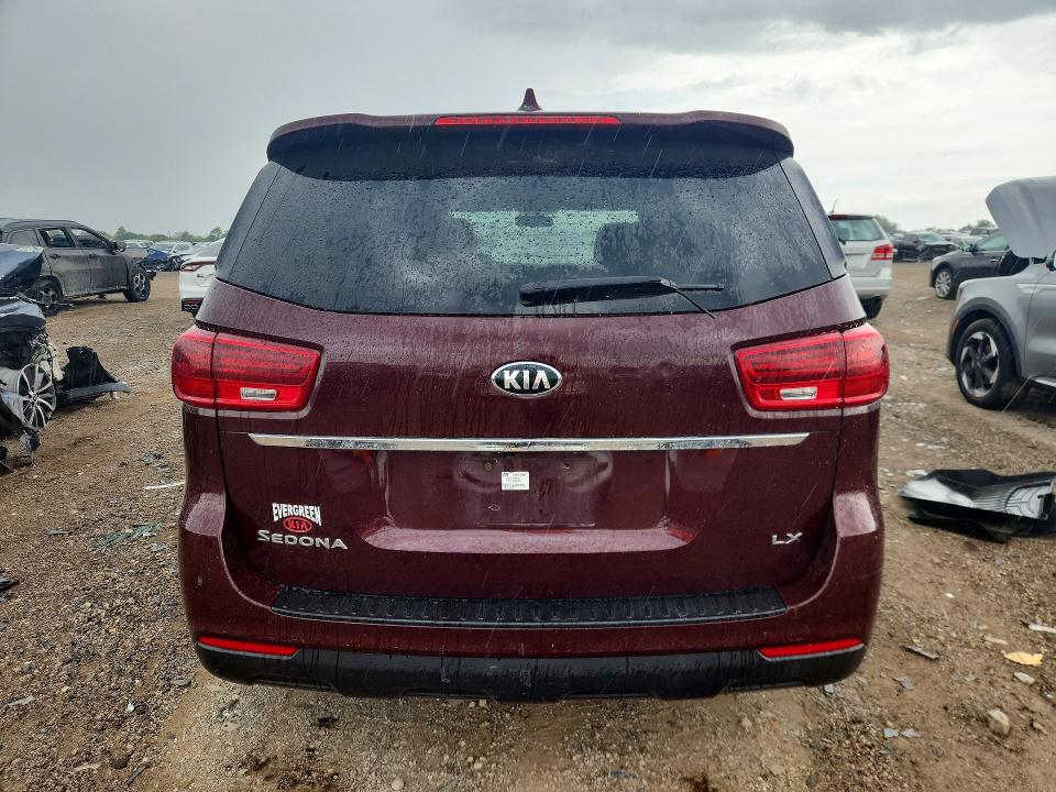 2019 Kia SEDONA VIN KNDMB5C16K6541308 COPART salvage auction — FRONT END, Il - Salvage Certificate, sold $250 on 2026-07-30 (photo 6)