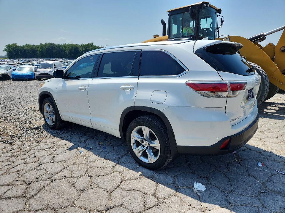 2014 Toyota Highlander VIN 5TDDKRFH9ES033127 COPART salvage auction — MINOR DENT/SCRATCHES, TN - CERTIFICATE OF TITLE (P), sold $9,500 on 2026-08-31 (photo 2)