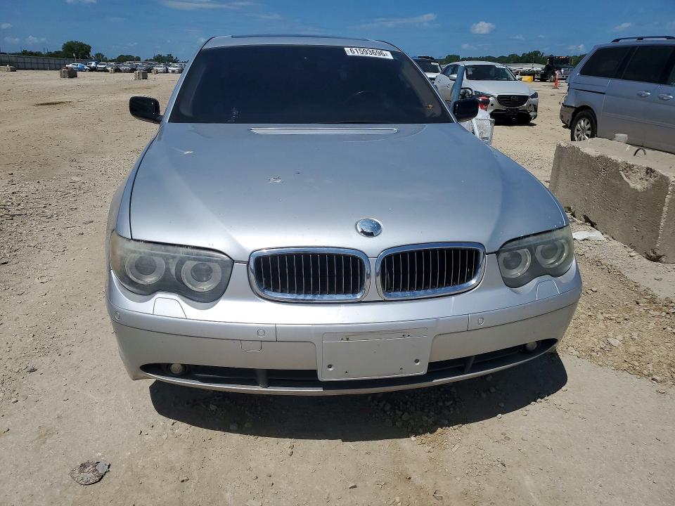 2005 BMW 7 series VIN WBAGL63565DP75562 COPART salvage auction — HAIL, MO - DEALER ONLY CLEAN TITLE, sold $500 on 2026-08-04 (photo 5)