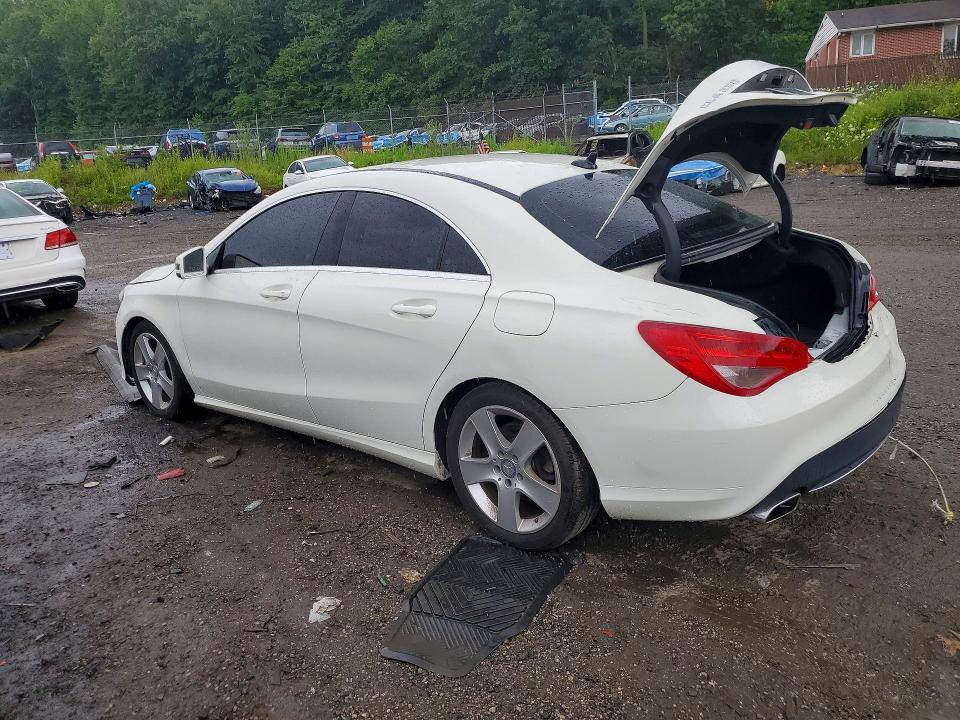 2015 Mercedes-benz VIN WDDSJ4EB4FN281180 COPART salvage auction — REAR END, Wv - Certificate Of Title, sold $1,300 on 2026-08-04 (photo 2)
