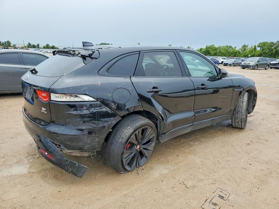 2017 Jaguar F-pace VIN SADCM2BV5HA082890 COPART salvage auction — REAR END, TX - SALVAGE VEHICLE TITLE (P), sold $4,100 on 2026-09-04 (photo 3)