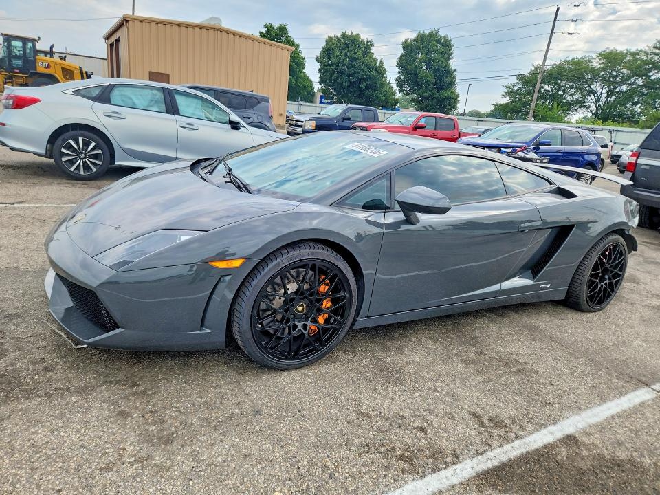 2012 Lamborghini Gallardo VIN ZHWGU5BZ5CLA11472 COPART salvage auction — REAR END, Oh - Cert Of Title-Salvage, sold $64,000 on 2026-08-05 (photo 1)