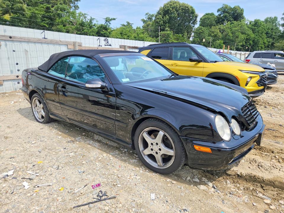2003 Mercedes-benz Clk-klasse VIN WDBLK70G23T138377 COPART salvage auction — FRONT END, Md - Cert Of Salvage > 75% Damage, sold $525 on 2026-07-28 (photo 4)