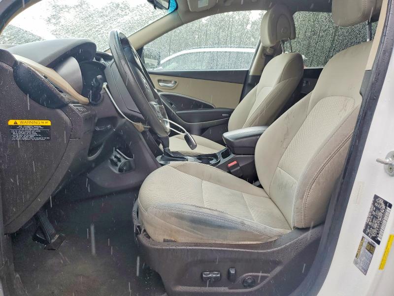 2017 Hyundai Santa fe VIN 5XYZU3LB5HG390593 COPART salvage auction — MECHANICAL, Ga - Certificate Of Title, sold $300 on 2026-07-17 (photo 7)