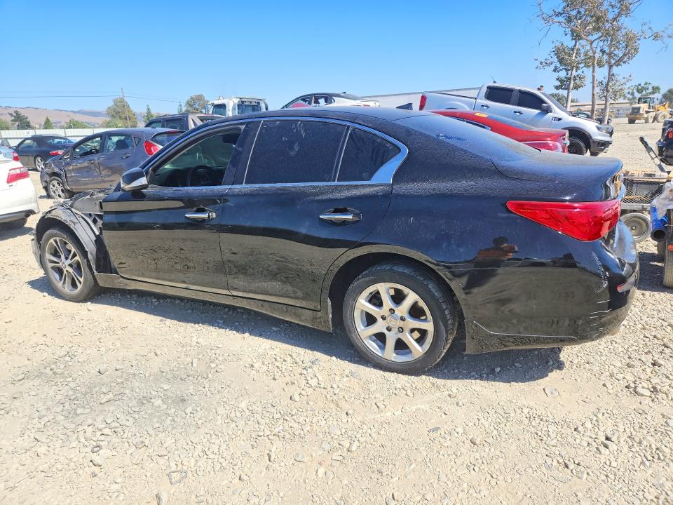2015 Infiniti Q50 VIN JN1BV7AP4FM355109 COPART salvage auction — STRIPPED, CA - SALVAGE CERTIFICATE, sold $60 on 2026-07-28 (photo 2)