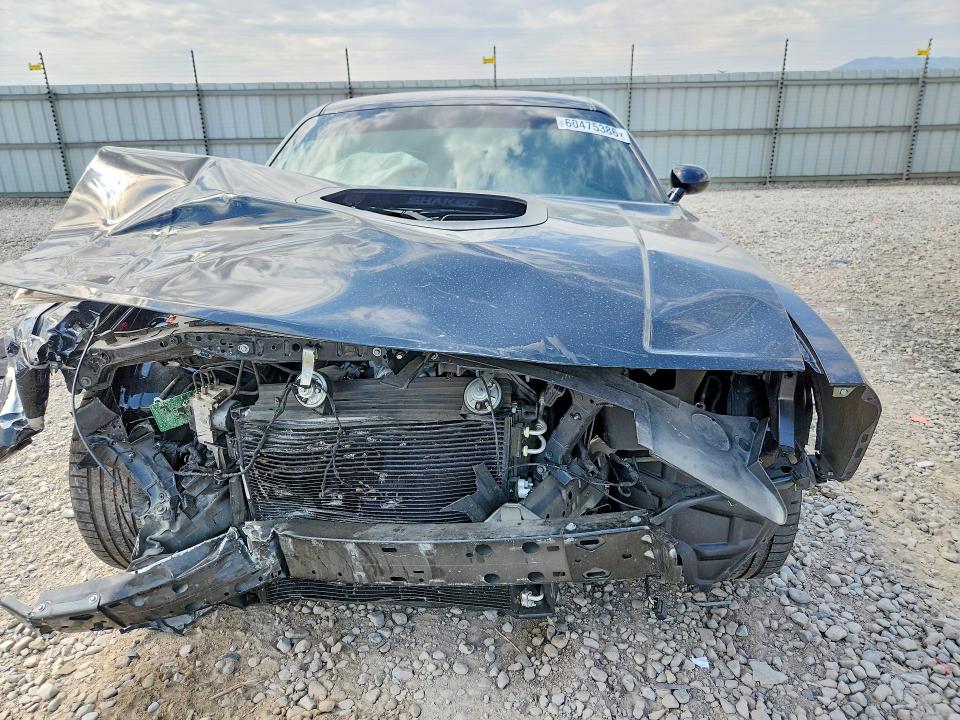 2021 Dodge Challenger VIN 2C3CDZBT7MH596727 COPART salvage auction — FRONT END, Ut - Salvage Certificate, sold $7,200 on 2026-08-07 (photo 5)
