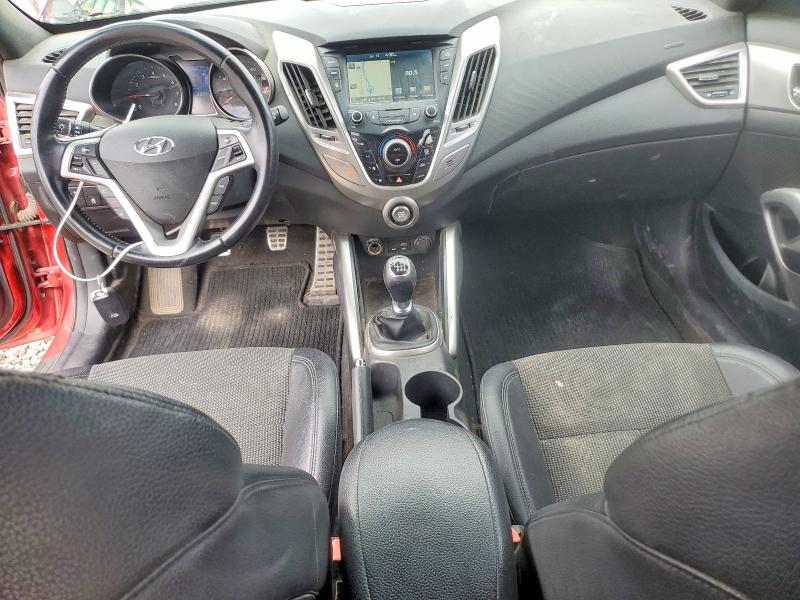 2016 Hyundai Veloster VIN KMHTC6AD5GU295717 COPART salvage auction — FRONT END, Nv - Cert Of Title-Rebuilt Total Lo, sold $100 on 2026-07-23 (photo 8)