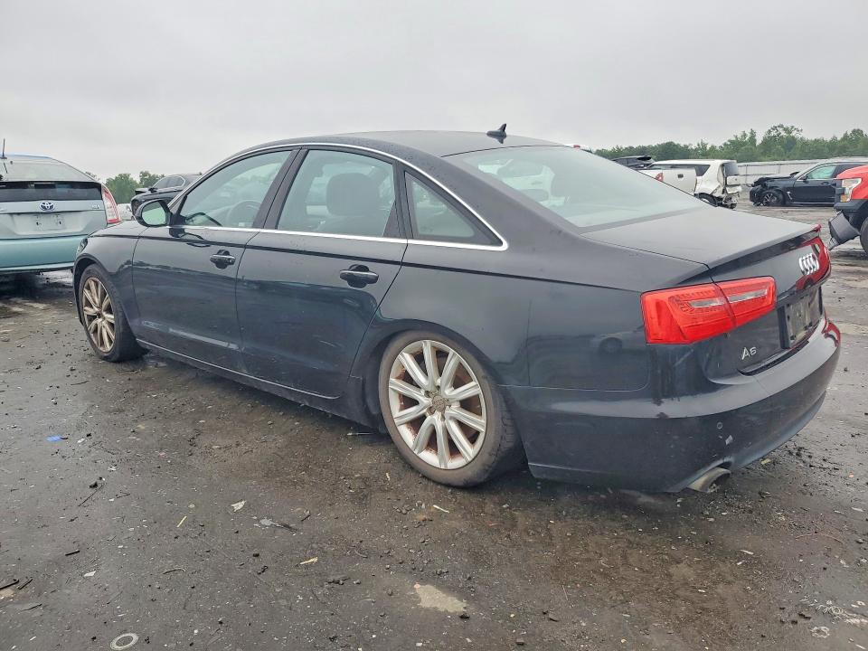 2014 Audi A6 VIN WAUGFAFC9EN124540 COPART salvage auction — REAR END, Va - Certificate Of Title, sold $725 on 2026-07-29 (photo 2)