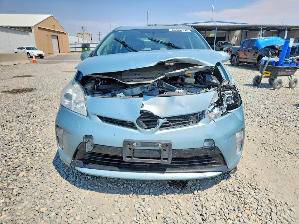 2012 Toyota Prius VIN JTDKN3DUXC1608793 COPART salvage auction — FRONT END, Co - Public - Salvage Title, sold $725 on 2026-07-14 (photo 5)