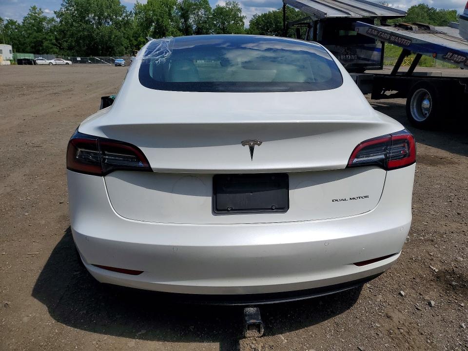 2021 Tesla Model 3 VIN 5YJ3E1EB1MF925215 COPART salvage auction — SIDE, Ny - Mv-907A Salvage Certificate, sold $1,050 on 2026-07-28 (photo 6)