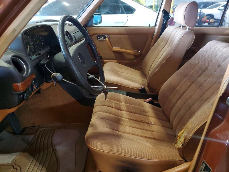 1984 Mercedes-benz VIN WDB1231231A136864 COPART salvage auction — MINOR DENT/SCRATCHES, Nc - Certificate Of Title (P), sold $925 on 2026-07-29 (photo 7)