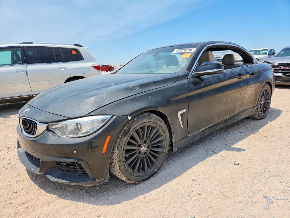 2015 BMW 4er VIN WBA3V7C57FP771485 COPART salvage auction — FRONT END, Tx - Cert Of Title-Rebuilt Salvage, sold $1,200 on 2026-07-22 (photo 1)