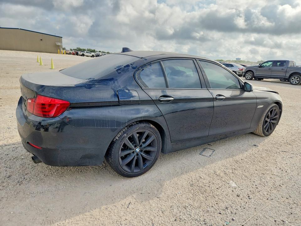 2011 BMW 5 series VIN WBAFR7C56BC802101 COPART salvage auction — FRONT END, TX - SALVAGE VEHICLE TITLE (P), sold $10 on 2026-07-16 (photo 3)