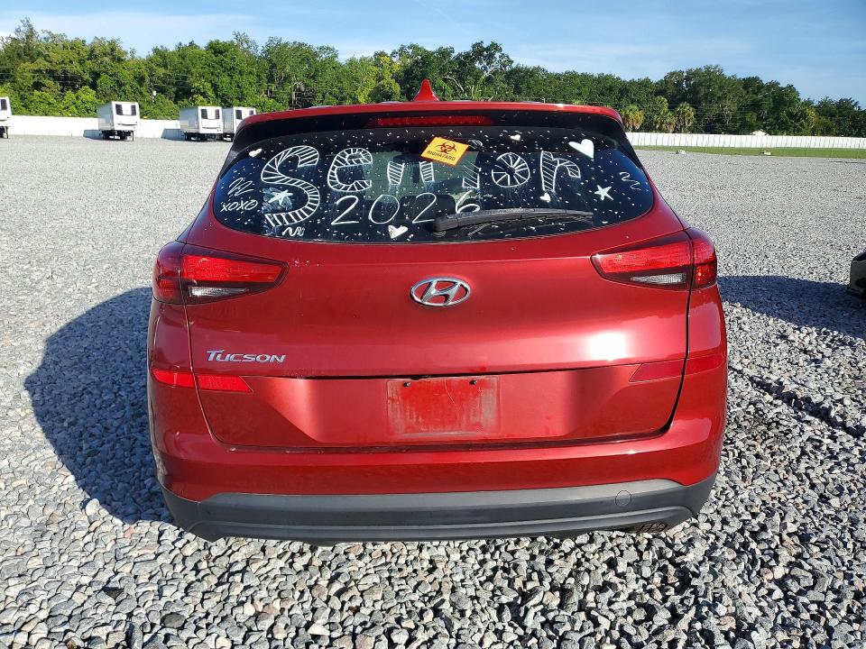 2021 Hyundai Tucson VIN KM8J23A49MU325743 COPART salvage auction — FRONT END, Fl - Certificate Of Destruction, sold $2,900 on 2026-07-20 (photo 6)