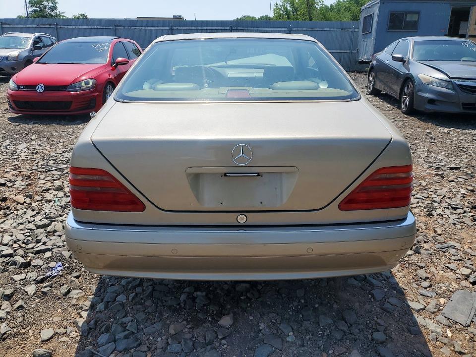 1998 Mercedes-benz Cl-class VIN WDBGA70G0WA391704 COPART salvage auction — FRONT END, NY - MV-907A SALVAGE CERTIFICATE, sold $925 on 2026-07-16 (photo 6)