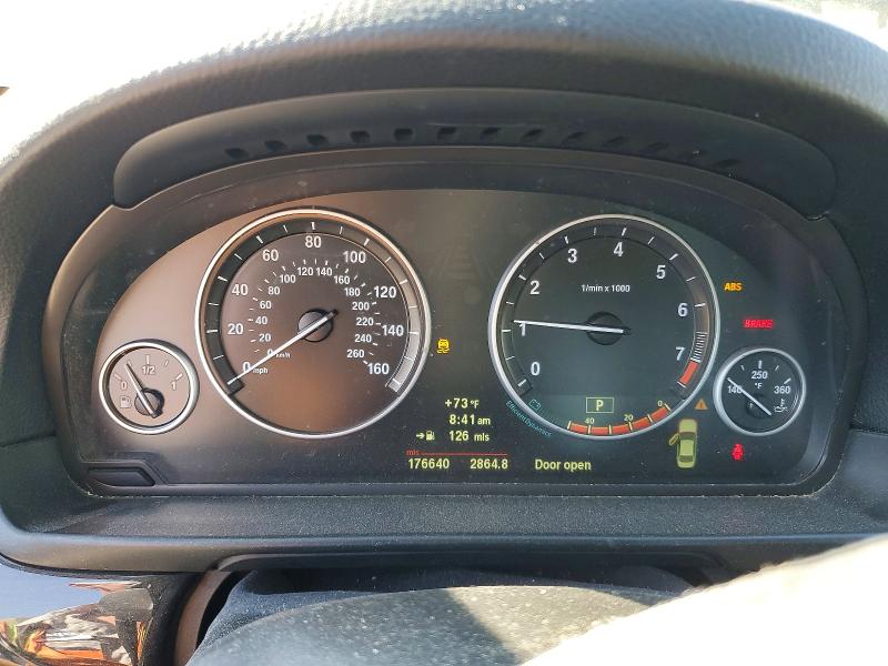 2012 BMW 5er VIN WBAXH5C52CDW03280 COPART salvage auction — MINOR DENT/SCRATCHES, MA - CERTIFICATE OF TITLE, sold $675 on 2026-07-20 (photo 9)