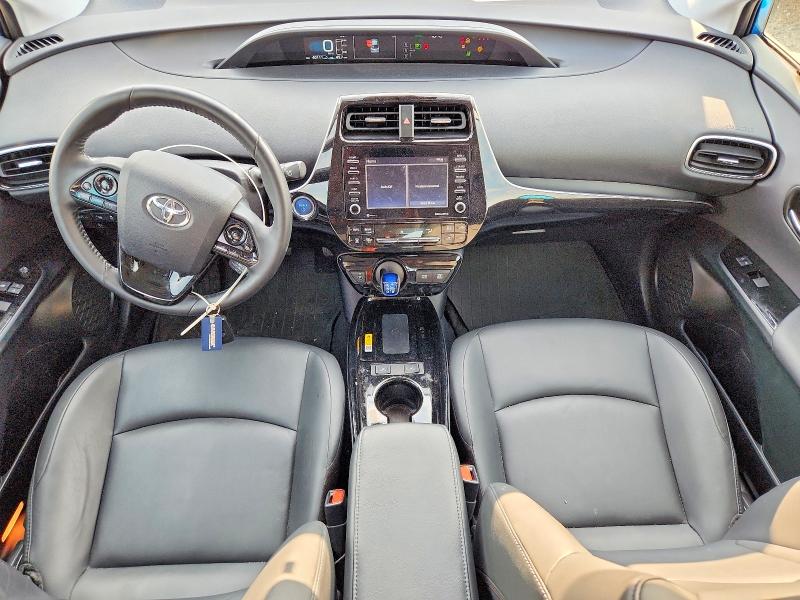 2021 Toyota Prius VIN JTDL9MFU3M3025371 COPART salvage auction — FRONT END, WA - BILL OF SALE, sold $8,700 on 2026-07-31 (photo 8)