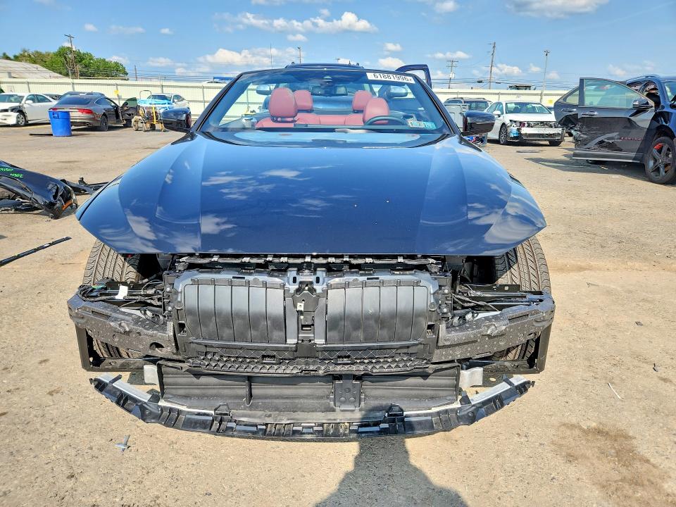 2025 BMW 4er VIN WBA53DB0XSCU36340 COPART salvage auction — FRONT END, Pa - Certificate Of Salvage, sold $19,400 on 2026-08-14 (photo 5)