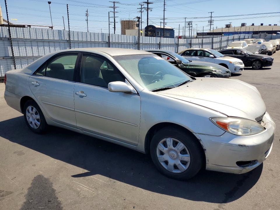 2003 Toyota Camry VIN JTDBE32KX30227629 COPART salvage auction — FRONT END, CA - SALVAGE CERTIFICATE, sold $625 on 2026-07-27 (photo 4)