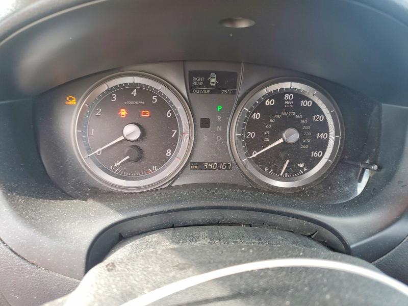 2008 Lexus Es 350 VIN JTHBJ46G382209720 COPART salvage auction — FRONT END, Ca - App For Dup Clean Or Ac, sold $125 on 2026-07-24 (photo 9)