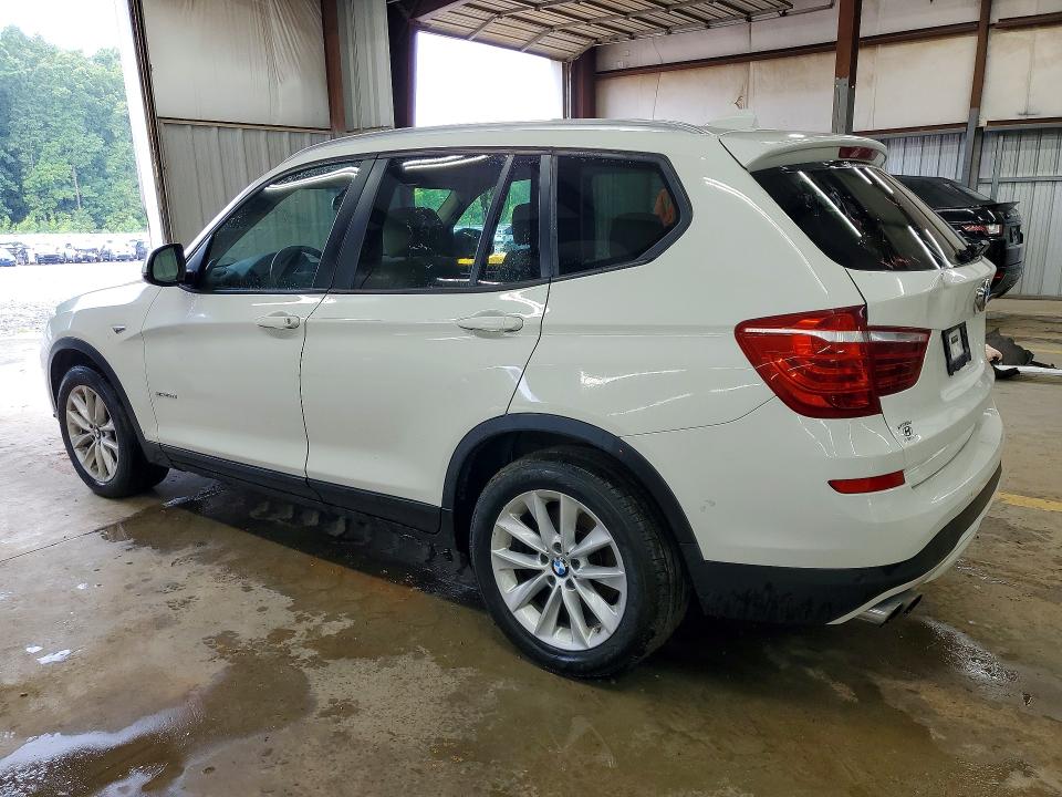 2016 BMW X3 VIN 5UXWX9C55G0D90834 COPART salvage auction — MINOR DENT/SCRATCHES, In - Dealer Only Clean Title (P), sold $4,850 on 2026-07-29 (photo 2)