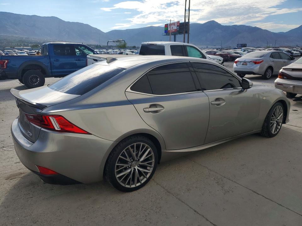 2014 Lexus Is 250 VIN JTHBF1D27E5011160 COPART salvage auction — INTERIOR BURN, Ut - Salvage Certificate, sold $2,950 on 2026-08-31 (photo 3)
