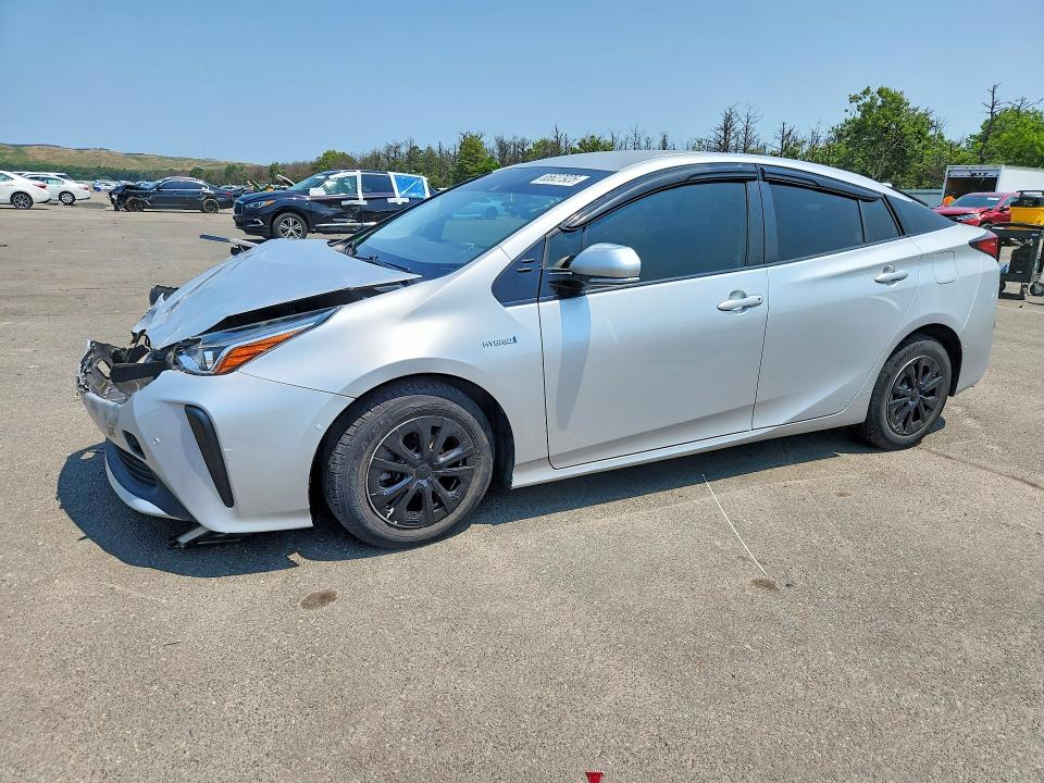 2019 Toyota Prius VIN JTDKARFU7K3097266 COPART salvage auction — FRONT END, Ny - Mv-907A Salvage Certificate, sold $3,700 on 2026-07-13 (photo 1)