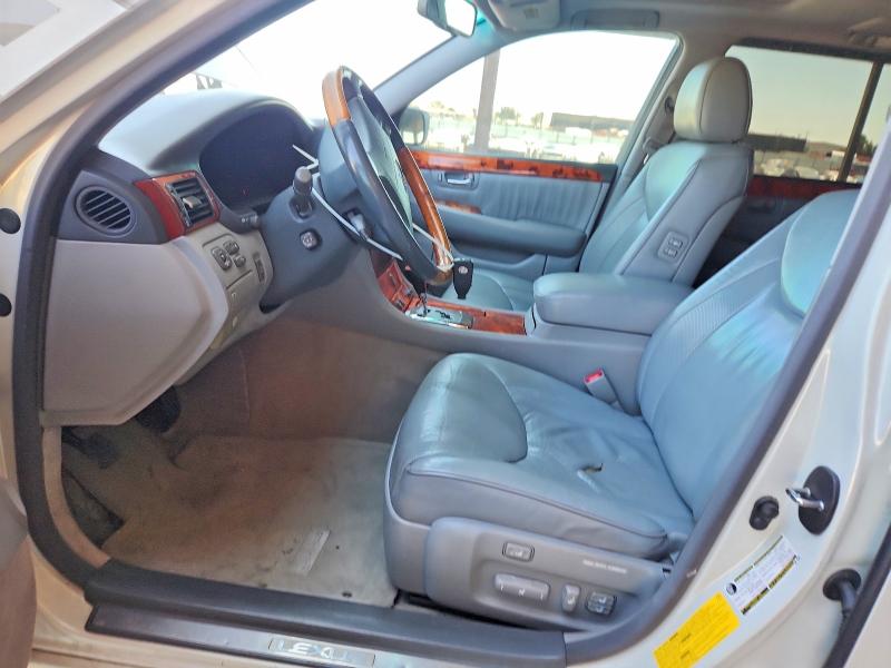2005 Lexus Ls 430 VIN JTHBN36F855000070 COPART salvage auction — REAR END, Ca - Salvage Certificate, sold $1,150 on 2026-07-16 (photo 7)