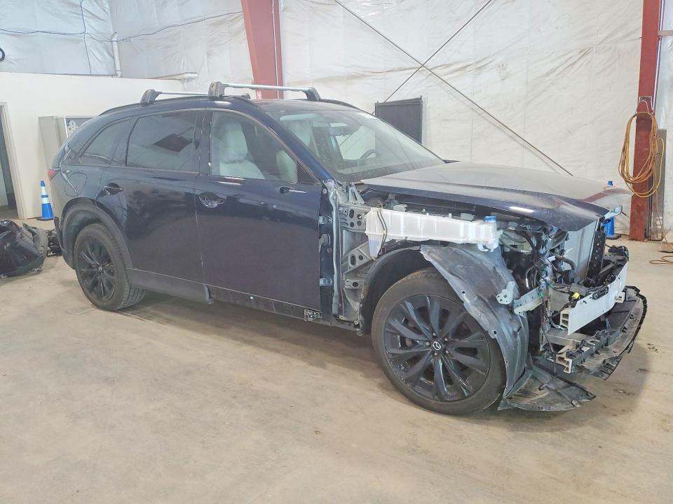2025 Mazda Cx-90 VIN JM3KKCHA0S1199332 COPART salvage auction — FRONT END, Vt - Cert Of Title-Salvage Vehicle, sold $13,400 on 2026-08-24 (photo 4)