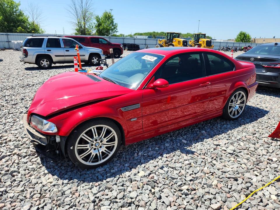 2004 BMW M3 VIN WBSBL93484PN56811 COPART salvage auction — FRONT END, Mi - Certificate Of Title, sold $5,800 on 2026-07-27 (photo 1)