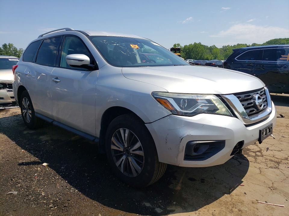 2017 Nissan Pathfinder VIN 5N1DR2MM0HC693190 COPART salvage auction — FRONT END, Ct - Cert Of Title-Rebuilt Salvage, sold $850 on 2026-07-31 (photo 4)