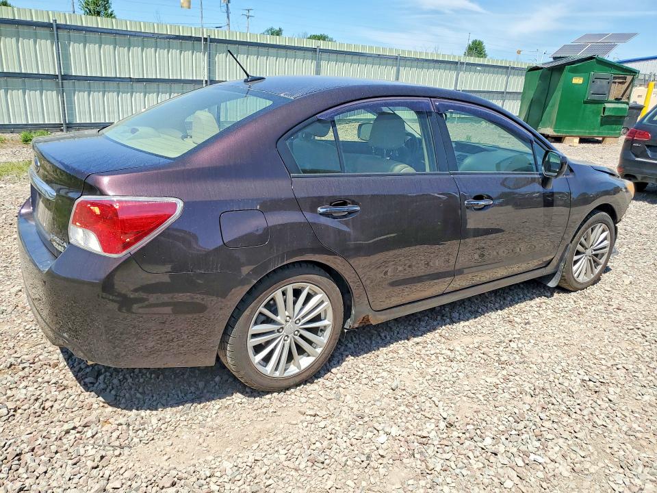 2013 Subaru Impreza VIN JF1GJAK68DH020772 COPART salvage auction — FRONT END, Ny - Mv-907A Salvage Certificate, sold $500 on 2026-07-22 (photo 3)