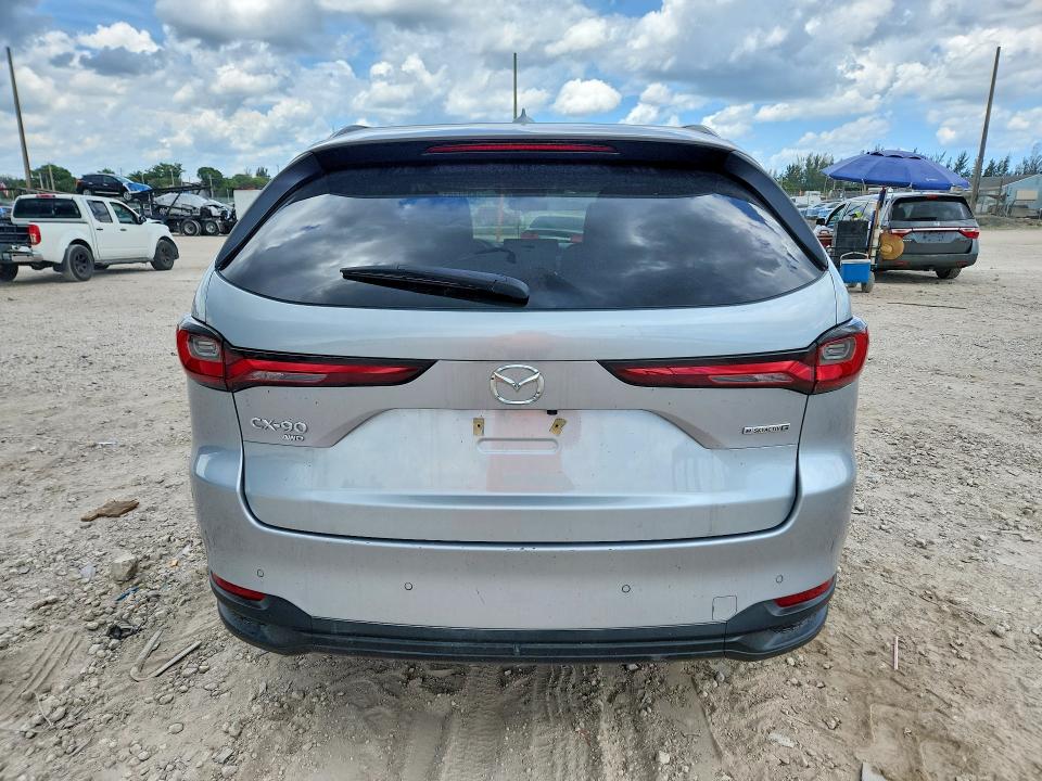 2025 Mazda Cx-90 VIN JM3KKCHD4S1229202 COPART salvage auction — MINOR DENT/SCRATCHES, Tx - Nonrepairable Title, sold $6,400 on 2026-09-10 (photo 6)