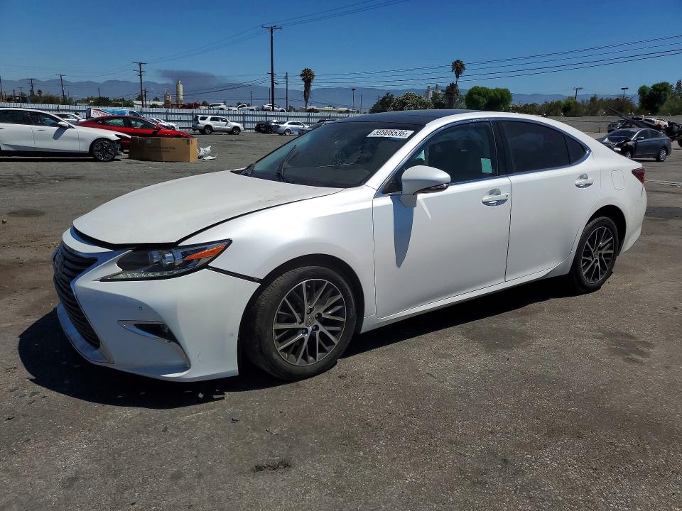 2017 Lexus ES VIN 58ABK1GG8HU035986 COPART salvage auction — FRONT END, Ca - Salvage Certificate, sold $6,100 on 2026-09-08 (photo 1)