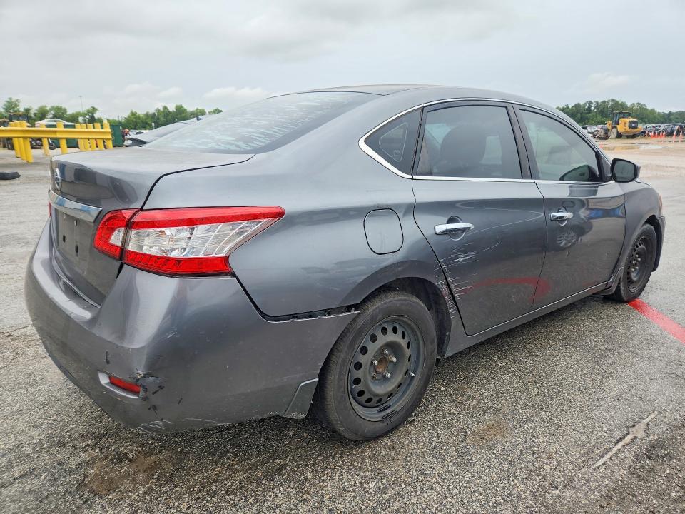 2015 Nissan Sentra VIN 3N1AB7AP7FY376764 COPART salvage auction — FRONT END, Tx - Certificate Of Title, sold $700 on 2026-07-31 (photo 3)