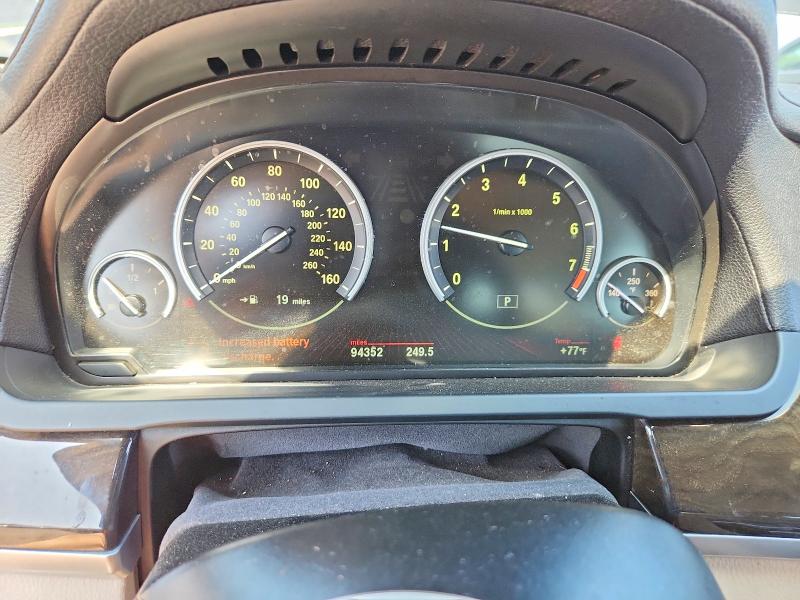 2012 BMW 7er VIN WBAKC8C54CC436680 COPART salvage auction — MINOR DENT/SCRATCHES, Ny - Certificate Of Title, sold $1,000 on 2026-07-22 (photo 9)