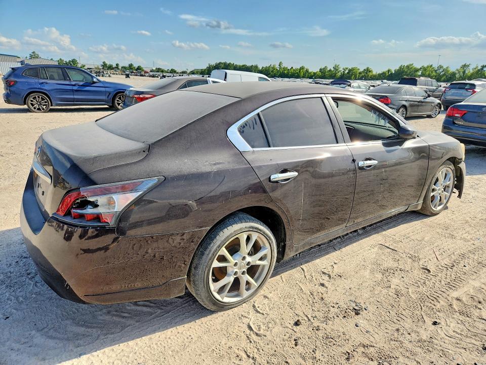 2014 Nissan Maxima VIN 1N4AA5AP2EC497140 COPART salvage auction — FRONT END, Tx - Cert Of Title-Rebuilt Salvage, sold $350 on 2026-07-10 (photo 3)