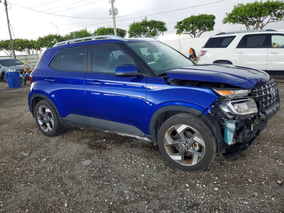 2024 Hyundai Venue VIN KMHRC8A30RU316232 COPART salvage auction — FRONT END, Fl - Certificate Of Destruction, sold $3,850 on 2026-07-15 (photo 4)
