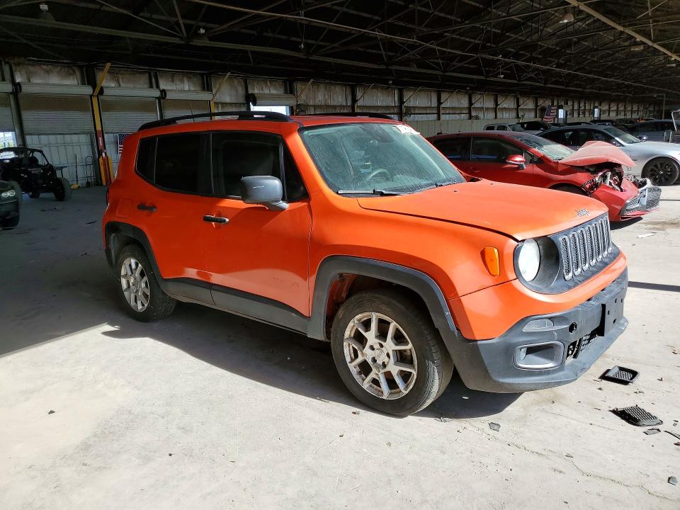 2020 Jeep Renegade VIN ZACNJAAB4LPL72543 COPART salvage auction — MECHANICAL, AZ - CERTIFICATE OF TITLE, sold $175 on 2026-07-29 (photo 4)