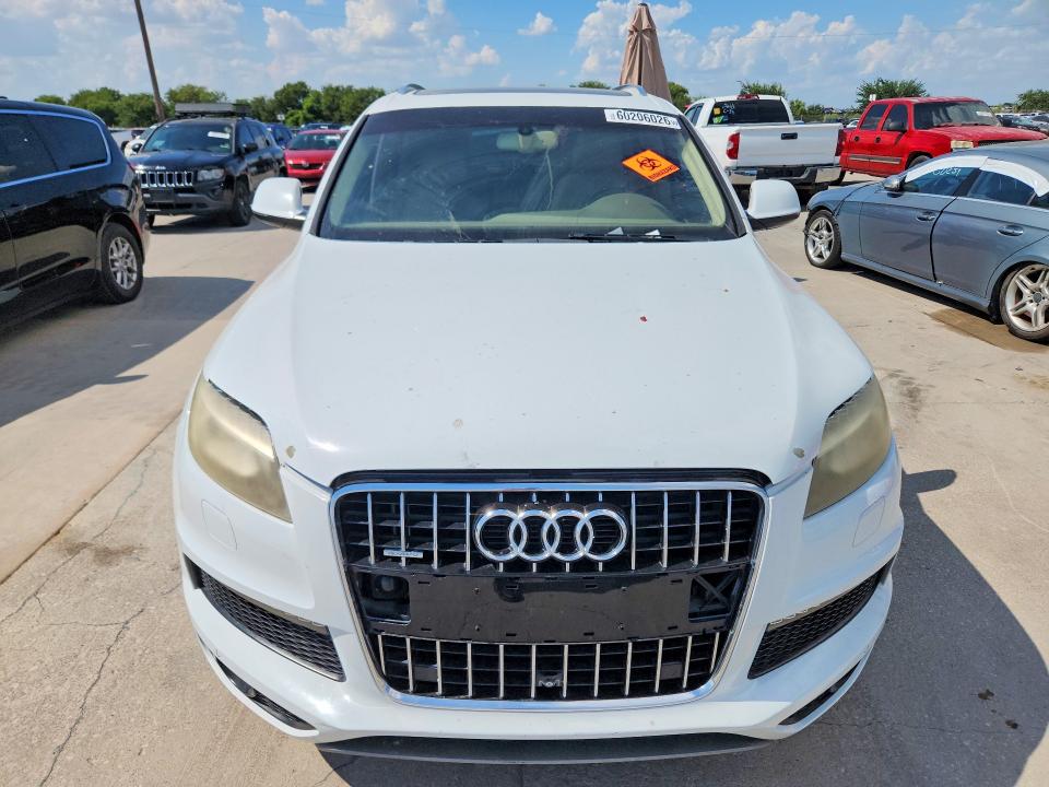 2013 Audi Q7 VIN WA1DGAFE5DD011770 COPART salvage auction — NORMAL WEAR, Tx - Certificate Of Title, sold $800 on 2026-07-09 (photo 5)
