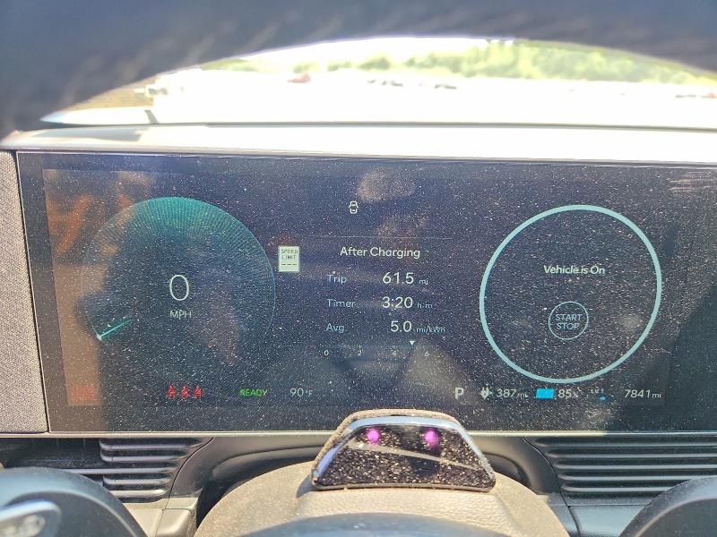 2025 Hyundai Ioniq VIN 7YAKNDDC5SY037208 COPART salvage auction — REAR END, Me - Cert Of Title-Salvage Collisio, sold $17,600 on 2026-08-21 (photo 9)