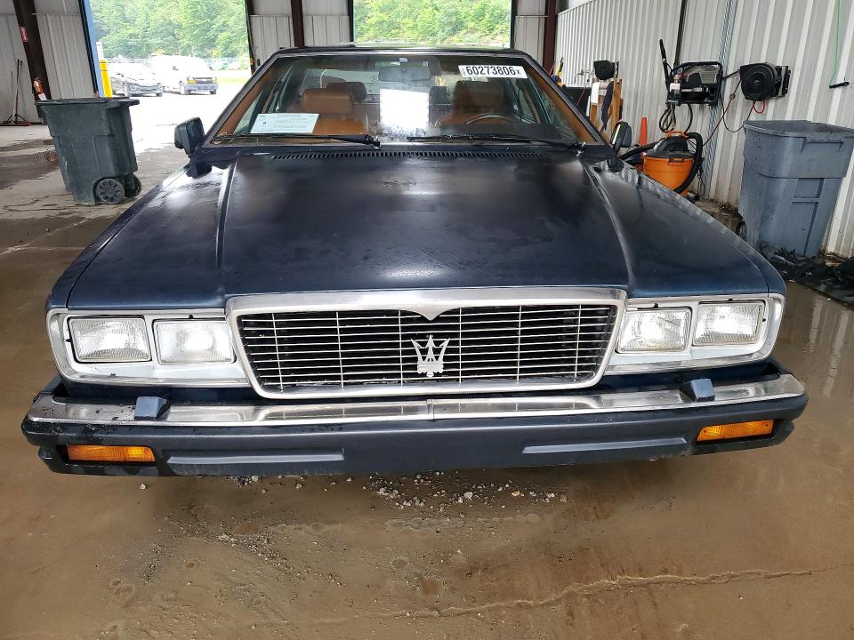 1984 Maserati Quattroporte VIN ZAMBC110XEA305054 COPART salvage auction — MINOR DENT/SCRATCHES, Pa - Cert Of Title (P), sold $3,150 on 2026-07-29 (photo 5)